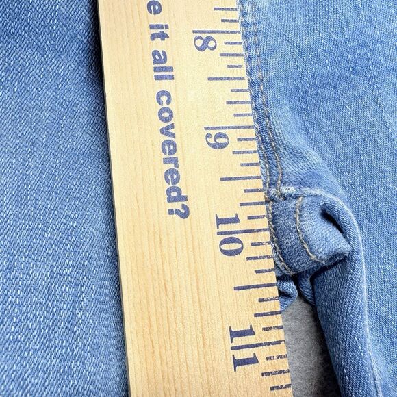 Mother Jeans Size 28 High Waisted Looker Crop Chill Blue Denim USA 5-Pocket - Picture 9 of 14